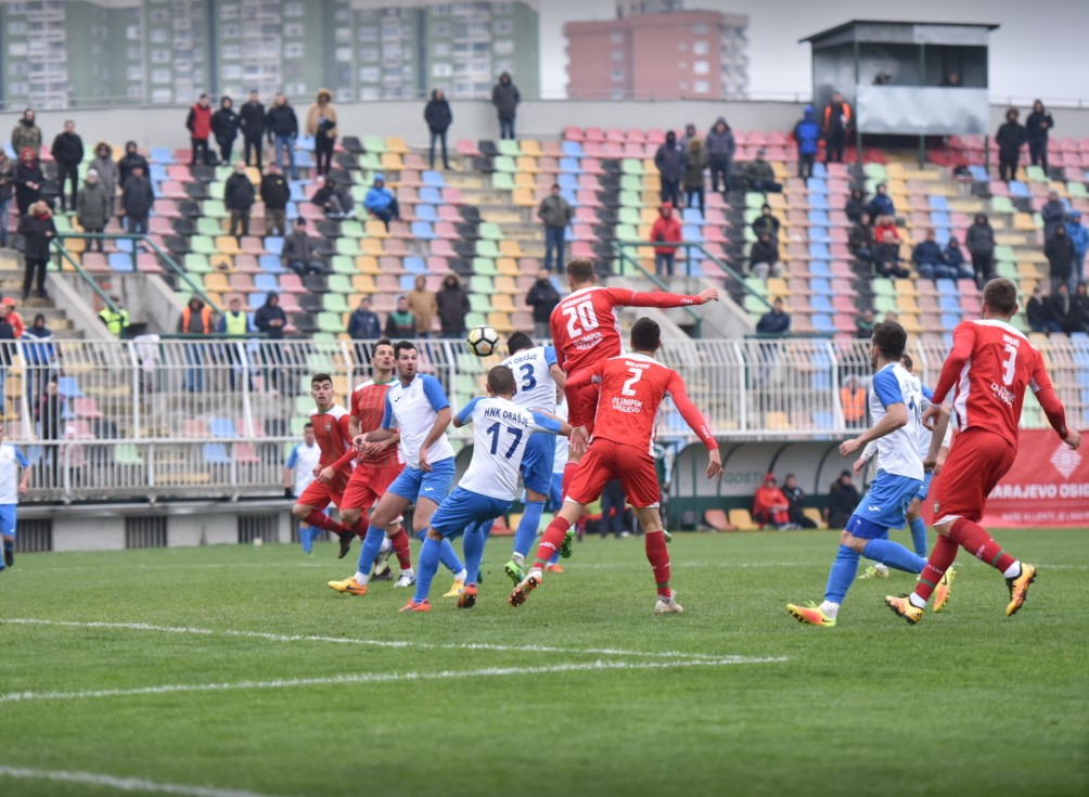 15. Kolo Prve lige FBIH u nogometu , FK Olimpik - HNK Orašje 1:0