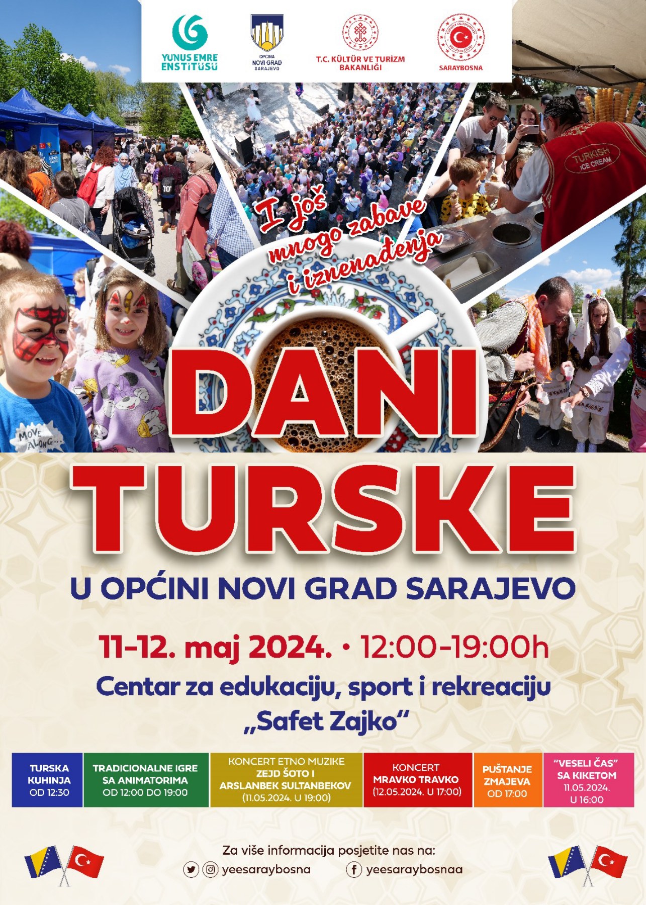 Najava Dana Turske: Zabava za Cijelu Porodicu u Parku "Safet Zajko"